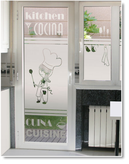 vinilo Cristal puerta cocina 1120 k55X F01