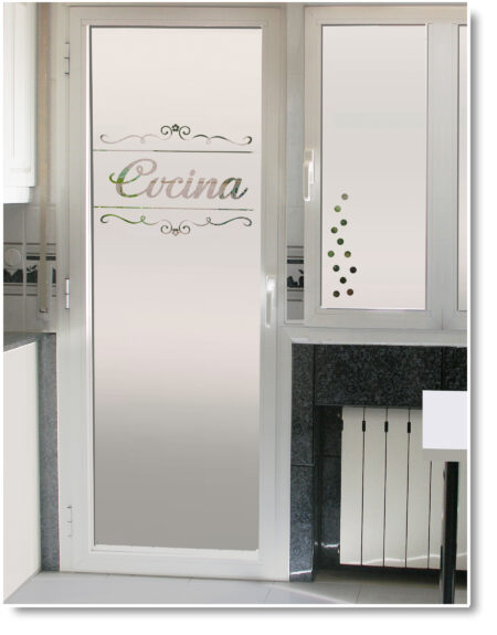 vinilo cristal puerta cocina 1120 k64N F01