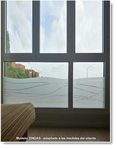 vinilos cristales ventanas dormitorio 1500 VD01 ondas F02