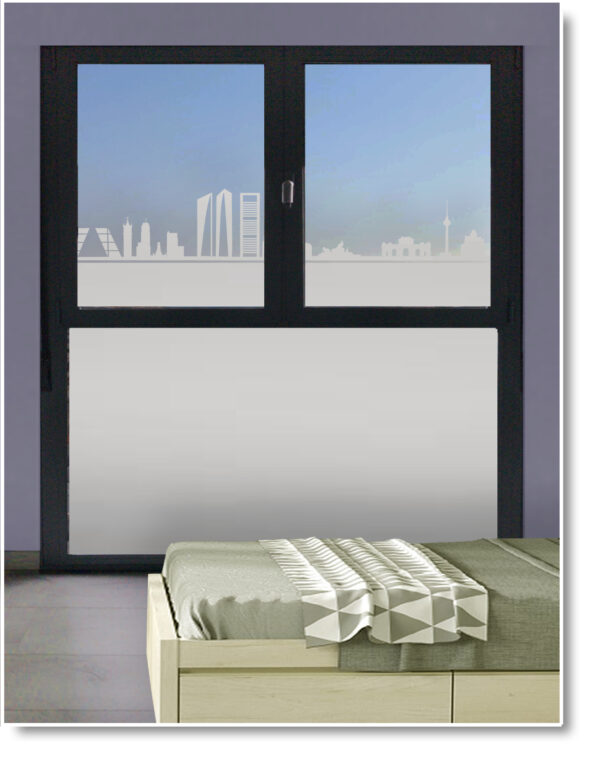 vinilos cristales ventanas dormitorio 1500 VD02 Sky madrid F01