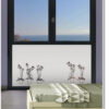 vinilos cristales ventanas dormitorio 1500 VD11 orquideas F01