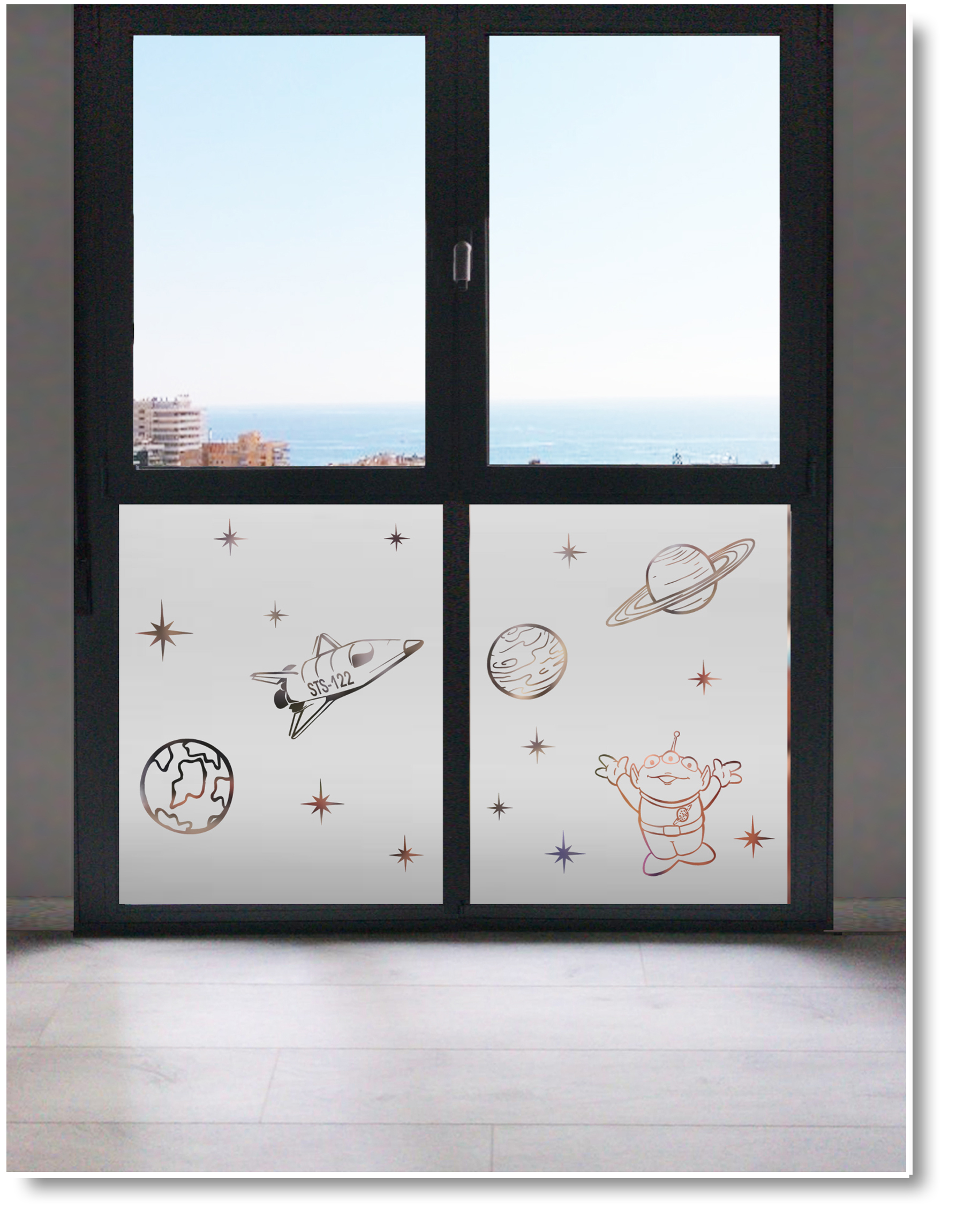 Vinilos ventanas infantiles UNIVERSO - tokPersonal