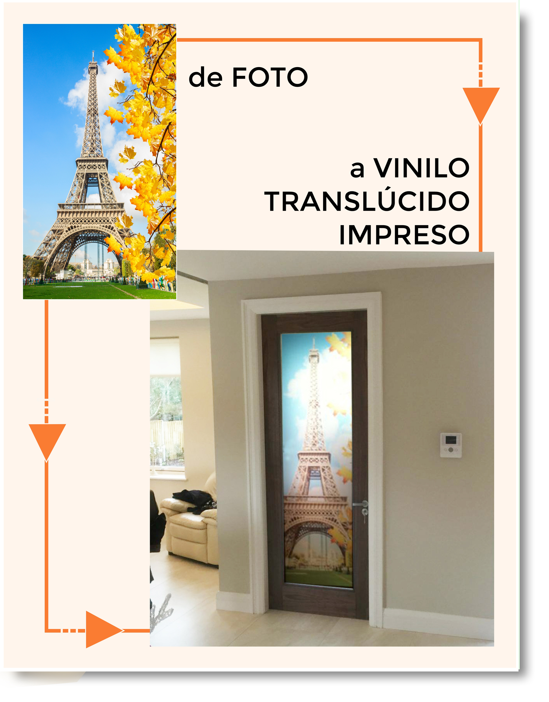 Vinilo personalizado: de FOTO a VINILO TRANSLÚCIDO IMPRESO - tokPersonal