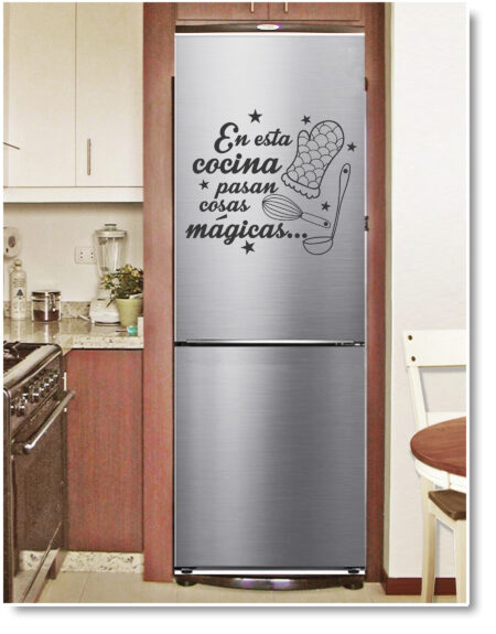 Vinilo nevera 2150 032 COCINA MAGICA F01