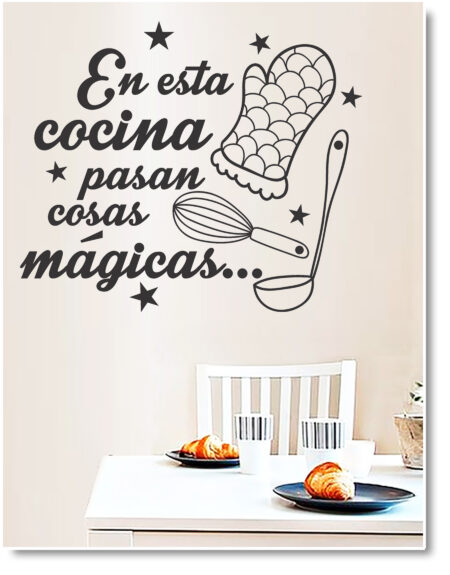 vinilo pared cocina 2140 032 COCINA MAGICA F01