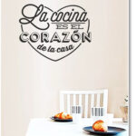 vinilo pared cocina 2140 035 LA COCINA CORAZON DE LA CASA F01