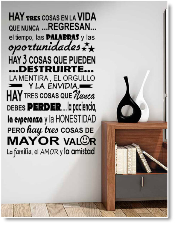 Vinil textual_3700-021_TRES COSES A LA VIDA_F01