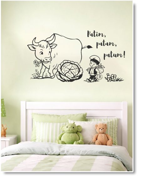 Vinilo adhesivo cuento infantil EL PATUFET